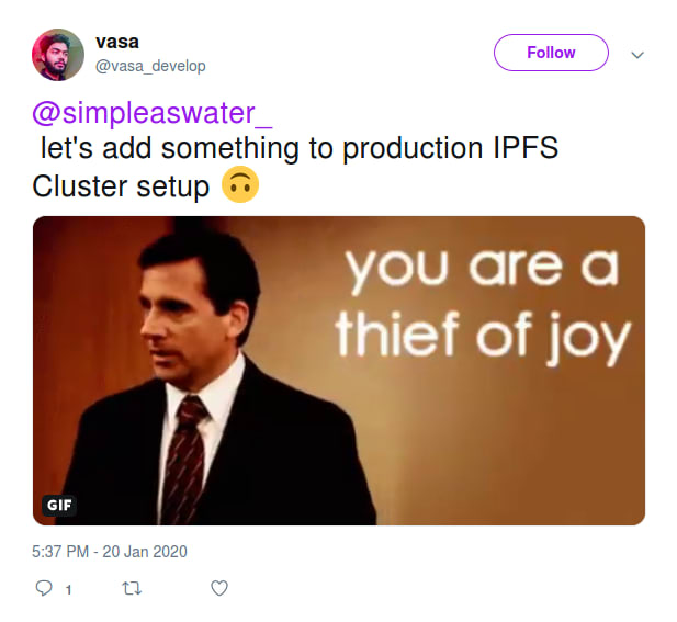 Building a Twitter Bot using IPFS Cluster 🤖